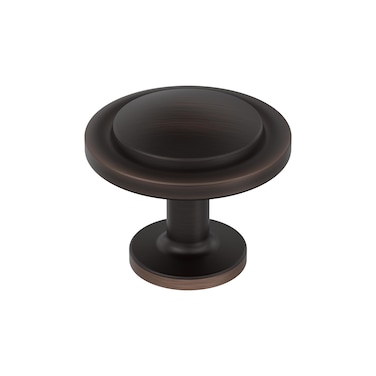 Amerock 10BX37025ORB  Oil Rubbed Bronze Cabinet Knob  1316 inch 30mm Diameter  10 Pack  Loop  Furniture Hardware