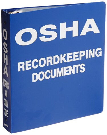 Brady OR323E Binder OSHA Record Keeping Documents