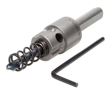 Greenlee 645011 Small Arbor for 58  214 Kwik Change CarbideTipped Hole Cutter