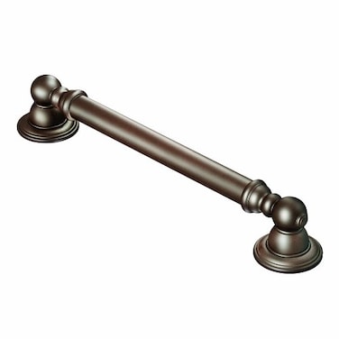 Moen YG5424ORB Bathroom Safety 24Inch Stainless Steel Traditional Bathroom Grab Bar OilRubbed Bronze