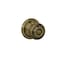 Schlage F40 V GEO 609 Georgian Door Knob Bed  Bath Privacy Lock Antique Brass