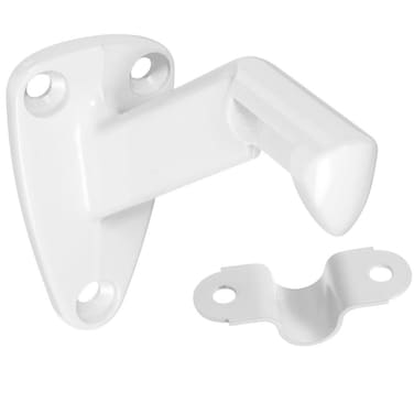 National Hardware N248351 V112 Handrail Bracket in White