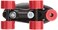 CHICAGO Boys Rink Roller Skate  Black Youth Quad Skates  Size 1
