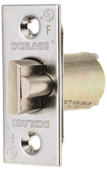 Schlage Commercial 11085626 A Series Square Corner Dead Latch with 238 Backset with 1 Face Satin Chrome Finish