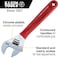 Klein Tools D50710 Adjustable Drive Wrench Forged with Extra Capacity Jaw and High Polish Chrome Finish 10inch