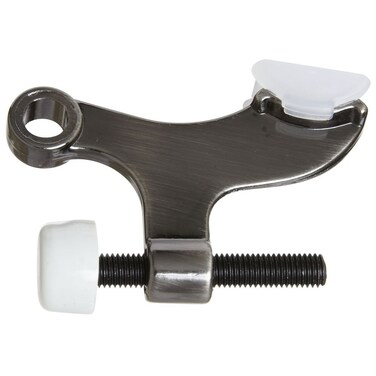 National Hardware N325571 V227 Hinge Pin Door Stop in Pewter