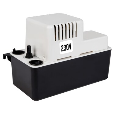 Little Giant VCMA20UL 230 Volt 80 GPH 130 HP Automatic Condensate Removal Pump No Safety Switch WhiteBlack 554451