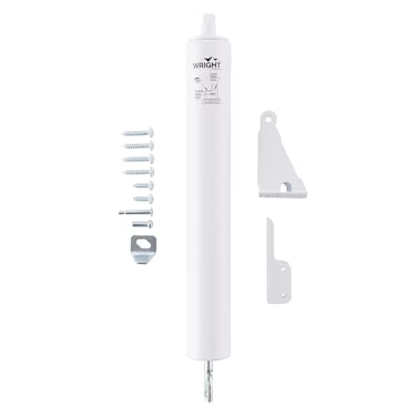 Wright Products V150WH Heavy Duty Pneumatic Screen and Storm Door Closer White