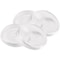 SoftTouch 1 1316 Round Furniture Caster Cups for Carpet or Durable Hard Floors 4 Pack Clear 4 Count