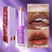 Glitter Lipstick 2 In 1 Two Tone Lipsticks 18H Waterproof Long Lasting Sparkling Shimmer Metallic Glitter Lip Gloss Shiny Matte LipBold Glimmer Glow Lip Gloss for Women Christmas Lip Makeup 02