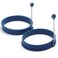Norpro Silicone Round PancakeEgg Rings 2 Pieces Blue