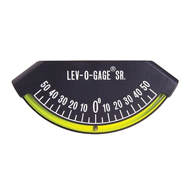Sun Company Levogage Sr Inclinometer and Tilt Gauge  Level for RV Trailer Camper or 5th Wheel  Made in USA Leveling Gauge with HighBond Adhesive
