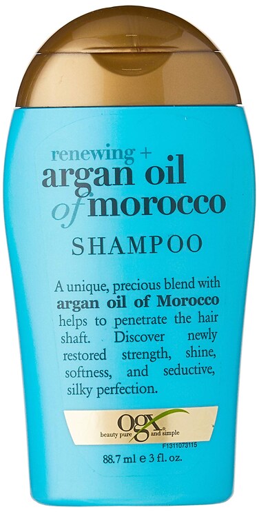 OGX Renewing  Argan Oil of Morocco Shampoo Damage Repairing Shampoo  Argan Oil to Cleanse  Help Strengthen  Repair Damaged Hair Travel Size TSAComplaint 3 fl oz