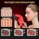 Avorla Beauty LED mask  Infrared light therapy led facial light Photons Facial Skin Care Wrinkle reduce antiacne facial light