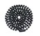 Black Oxide Stainless Steel Ball Chain Necklace  32mm 295