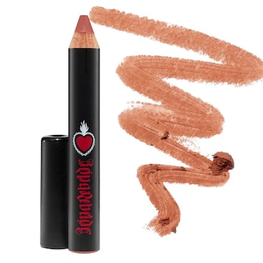 REINA REBELDE Tranquila Tropical Bold Lip Matte Stick Pencil  Peachy Nude ShadeLongWearing Opaque Matte FinishJojoba Oil  Vitamin EWood Barrel PencilUse as Liner or Lipstick