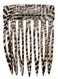France Luxe Mini Push Up Comb  Opera Silver