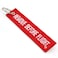 Rotary13B1 Remove Before Flight Key Chain  RedWhite 1pc