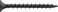 The Hillman Group Coarse Thread Drywall Screw 8 x 212 Black Phosphate