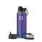 IRON FLASK Camping  Hiking Hydration Flask Wide Mouth 3 Spout Lids Stainless Steel Outdoor Water Bottle Double Walled Insulated Thermos Metal Canteen  Aurora 40 Oz