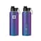 IRON FLASK Camping  Hiking Hydration Flask Wide Mouth 3 Spout Lids Stainless Steel Outdoor Water Bottle Double Walled Insulated Thermos Metal Canteen  Aurora 40 Oz