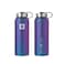 IRON FLASK Camping  Hiking Hydration Flask Wide Mouth 3 Spout Lids Stainless Steel Outdoor Water Bottle Double Walled Insulated Thermos Metal Canteen  Aurora 40 Oz
