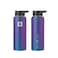 IRON FLASK Camping  Hiking Hydration Flask Wide Mouth 3 Spout Lids Stainless Steel Outdoor Water Bottle Double Walled Insulated Thermos Metal Canteen  Aurora 40 Oz