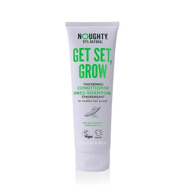 Noughty 97 Natural Get Set Grow Hair Thickening Conditioner Green Robusta Coffee Beans and Piroctone Olamine to Optimise Scalp Health Stimulate Roots and Promote Hair Growth 250ml