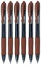 PILOT G2 Premium Refillable  Retractable Rolling Ball Gel Pens 07mm Fine Point Caramel 6Pack