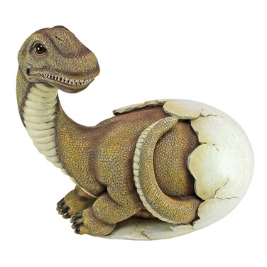 Design Toscano Baby Brachiosaurus Dino Egg Statue