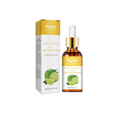 Nigrifix Green Tangerine Vita C Dark Spot SerumVitamin C Face Serumfor Face Serum with Hyaluronic Acid  Vitamin EAnti Aging Anti Wrinkle Skin 101 fl oz