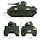 BMC WW2 Sherman M4 Tank  Dark Green 132 Military Vehicle for Plastic Army Men