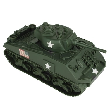 BMC WW2 Sherman M4 Tank  Dark Green 132 Military Vehicle for Plastic Army Men