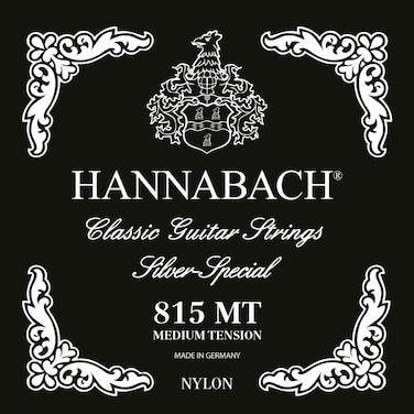Hannabach 652527 Series 815 Medium Tension Silver Plated String