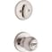 Kwikset 96900320 Polo Entry Knob and Single Cylinder Deadbolt Combo Pack in Satin Nickel