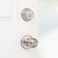 Kwikset 96900320 Polo Entry Knob and Single Cylinder Deadbolt Combo Pack in Satin Nickel