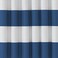 ECLIPSE Blackout Curtains for Bedroom  Peabody 42 x 84 Insulated Darkening Single Panel Rod Pocket Window Treatment Living Room Blue