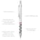 rOtring Tikky Mechanical Pencil HB 070mm  White Barrel x 1 single pencil