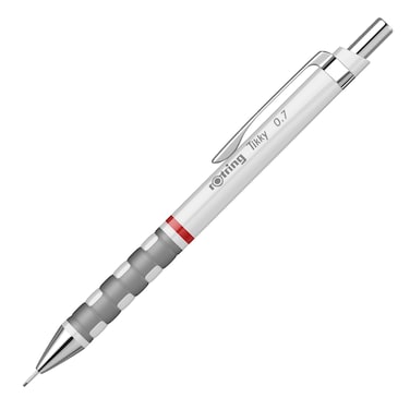 rOtring Tikky Mechanical Pencil HB 070mm  White Barrel x 1 single pencil