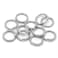 VALYRIA 100pcs Silver Tone Stainless Steel 2mm Open Jump Rings Connectors Jewelry Findings 15mm58