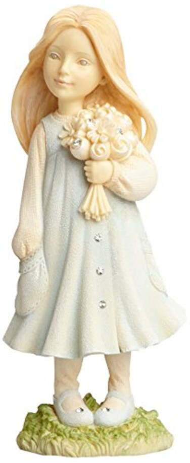 Enesco Foundations I Love You Grandma Girl Figurine 449 Inch Multicolor