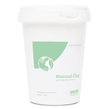 Fatimas Garden Rhassoul with Prickly Pear  Hydrating Face  Hair Mask 425g