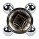 DANCO CrossArm Faucet Handle  Sink  Bathtub Handle  Single Handle  Chrome 46006