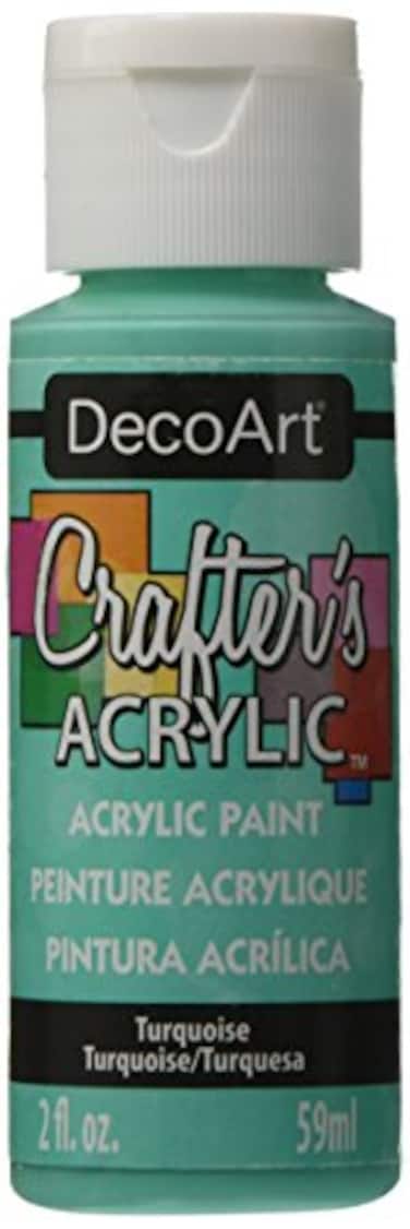 DecoArt Crafters Acrylic Paint 2Ounce Turquoise