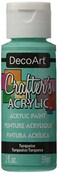 DecoArt Crafters Acrylic Paint 2Ounce Turquoise