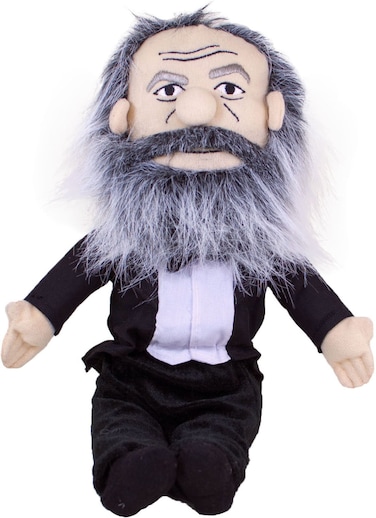 Karl Marx Doll  11 Soft Stuffed Plush Little Thinker  Toy for Kids or Adults