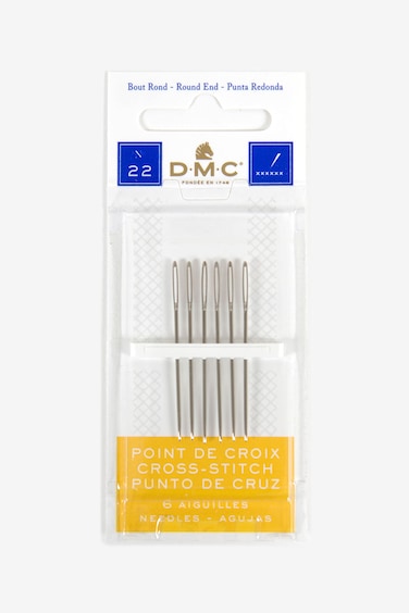DMC Size 22 Cross Stitch Needles6