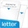 Tops Cardinal Plastic Binder Dividers 5Tab DoublePocket Insertable Clear Tabs Letter Size 1 Set 84010CB