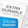 Tops Cardinal Plastic Binder Dividers 5Tab DoublePocket Insertable Clear Tabs Letter Size 1 Set 84010CB