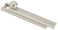 Hickory Hardware Security Slide Latch Door Lock Bolt  2 Pack  HeavyDuty Hardware for Flush or Recessed Doors and Gates  3 Inch  Satin Nickel